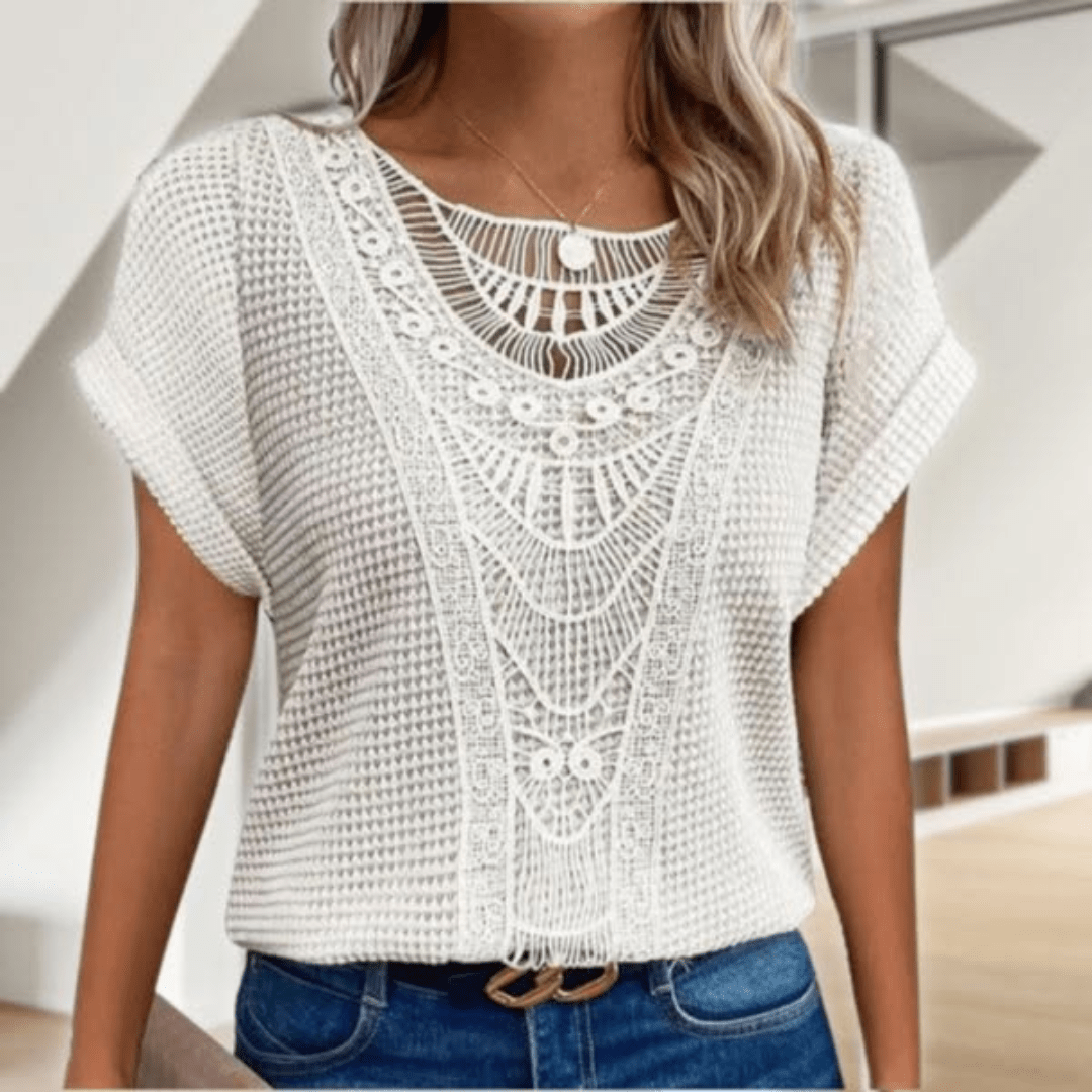 Liv™ | Elegant Ibiza-inspireret Bluse