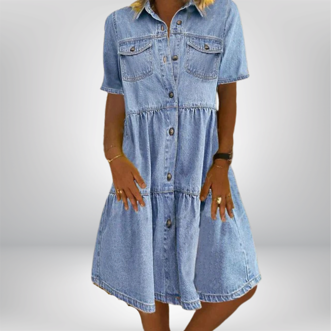 Liv® | Boho Denimkjole
