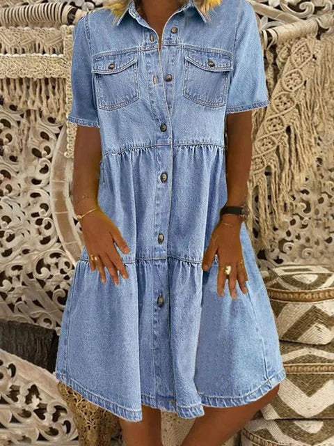 Liv® | Boho Denimkjole