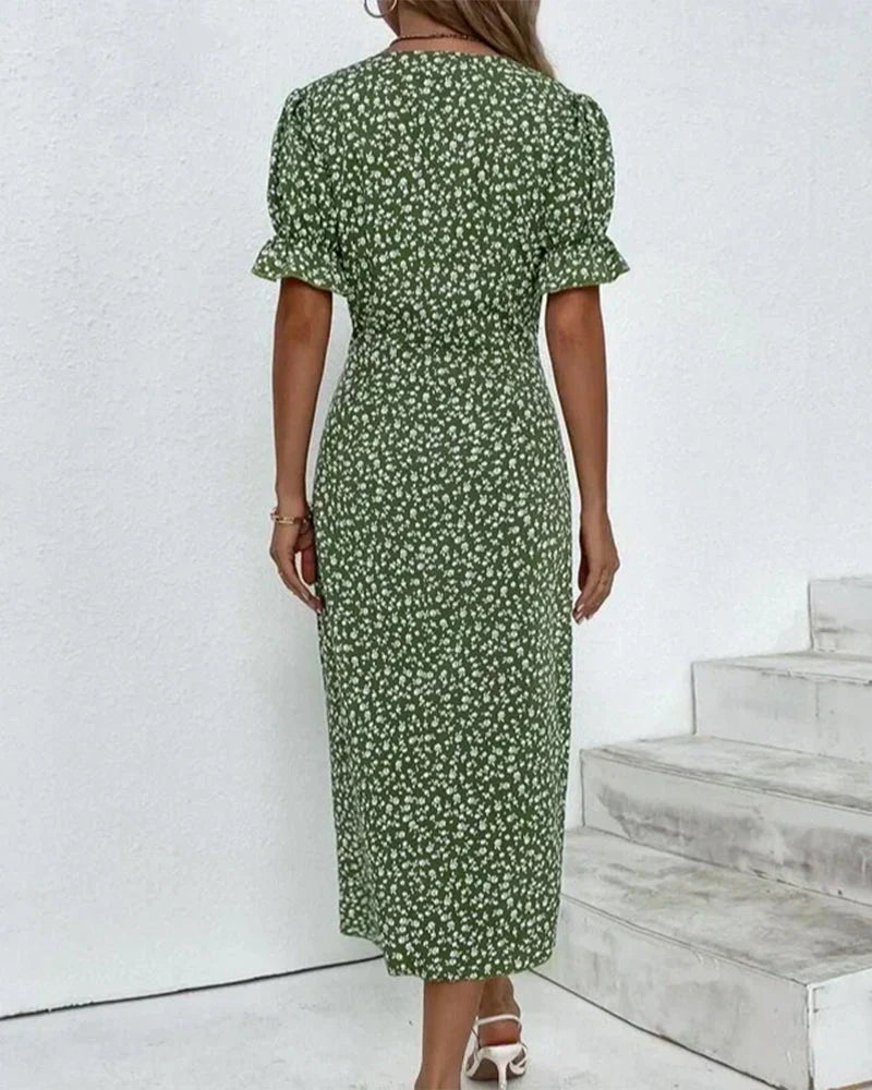 Liv™ | Stilfuld Blomsterprintet Kjole