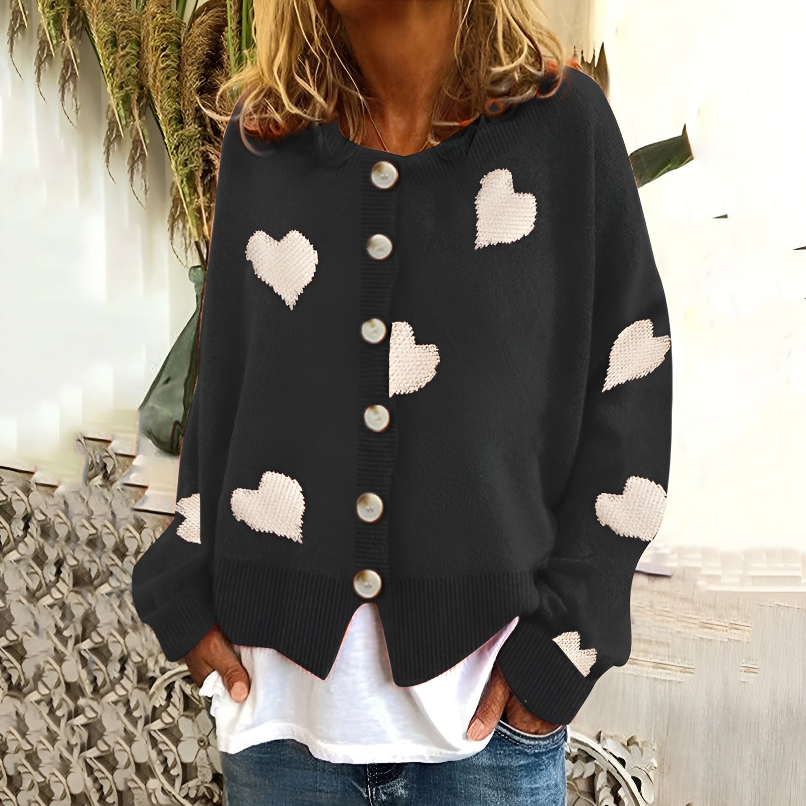 Liv™ | Hjerte-sweater