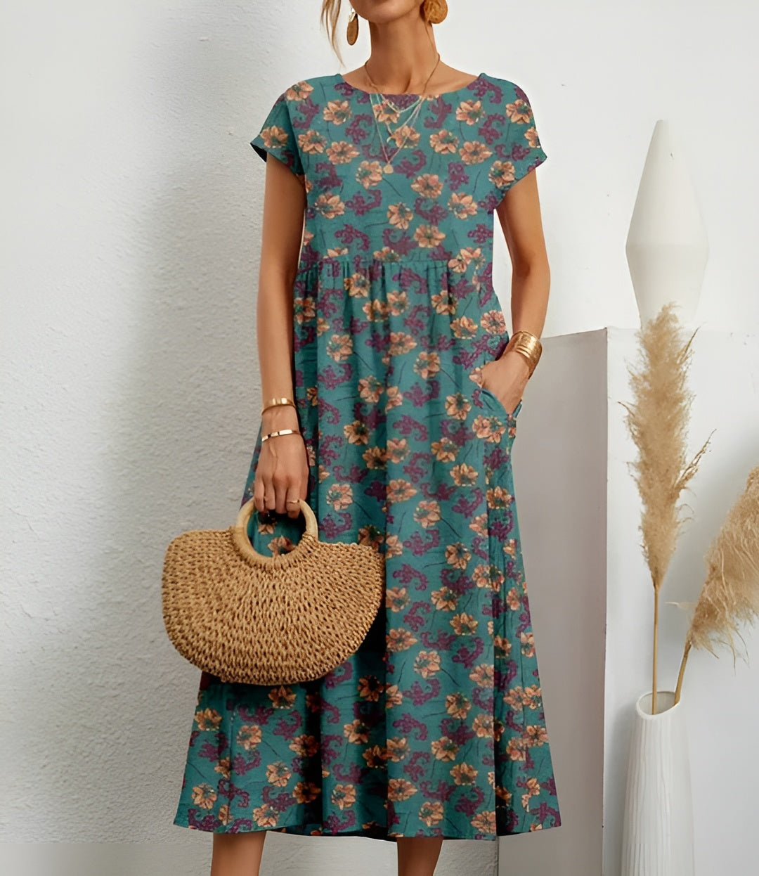 Liv™ | Let sommerkjole med blomsterprint